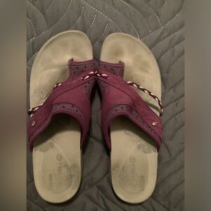 Merrell purple Terran flip flop